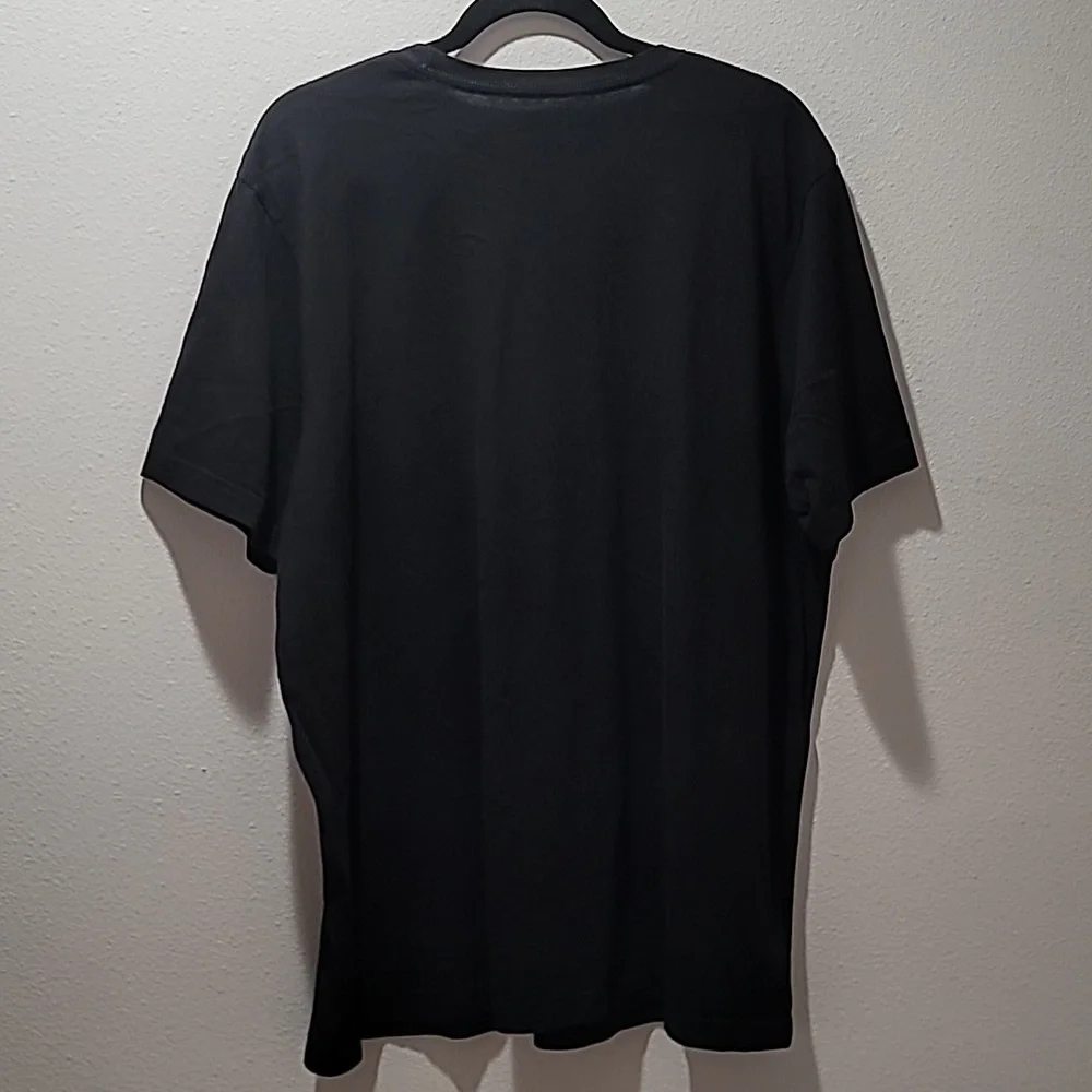 MICHAEL JACKSON BLACK OFF THE WALL OVERSIZED SHORT SLEEVE CREWNECK BAND TEE 2X - Picture 4 of 4